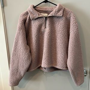 American Eagle, Light Purple, Half Zip with Ability to Adjust Bottom